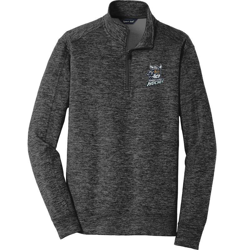 Hard Edge Hockey PosiCharge Electric Heather Fleece 1/4-Zip Pullover