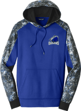 Brandywine Outlaws Sport-Wick Mineral Freeze Fleece Colorblock Hooded Pullover