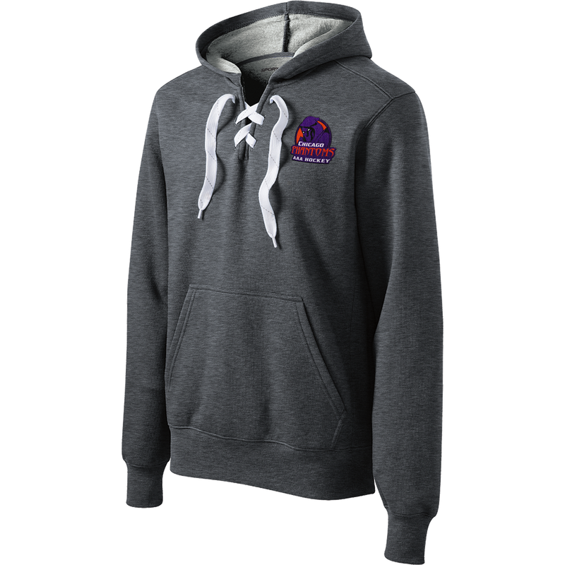 Chicago Phantoms Lace Up Pullover Hooded Sweatshirt