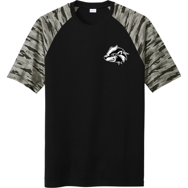 Allegheny Badgers Drift Camo Colorblock Tee