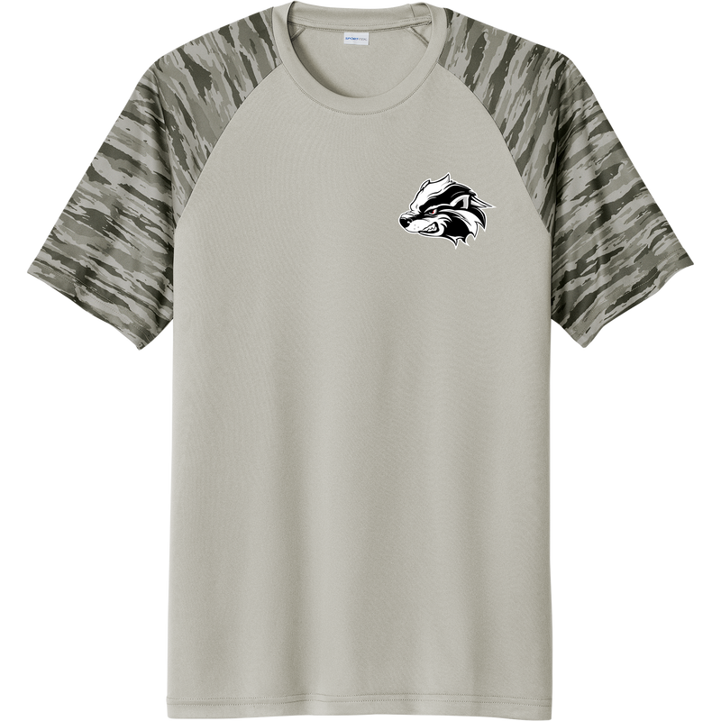 Allegheny Badgers Drift Camo Colorblock Tee