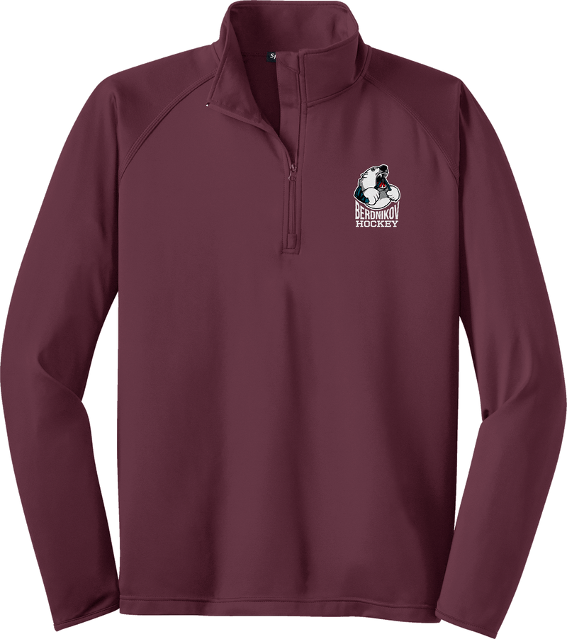 Berdnikov Bears Sport-Wick Stretch 1/4-Zip Pullover