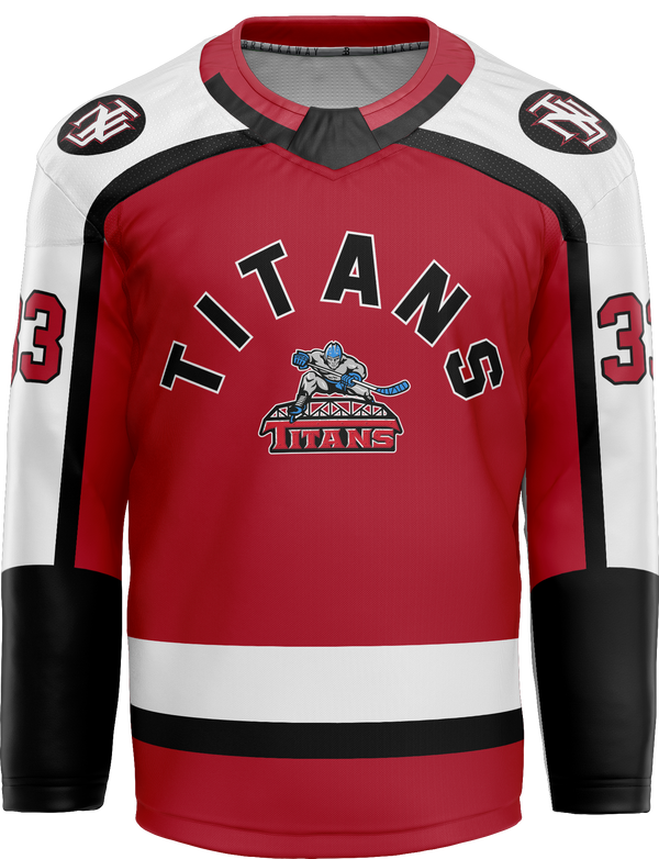 NJ Titans Tier 1 Bantam and Midgets Youth Player Sublimated Jersey