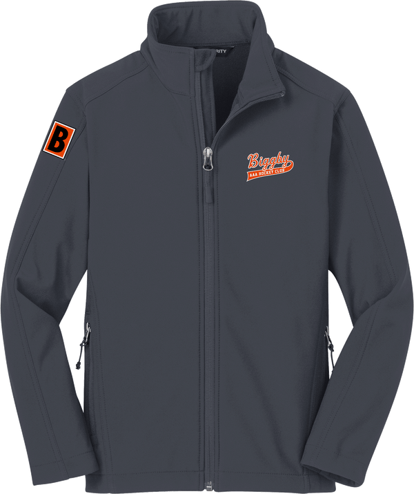 Biggby Coffee AAA Youth Core Soft Shell Jacket