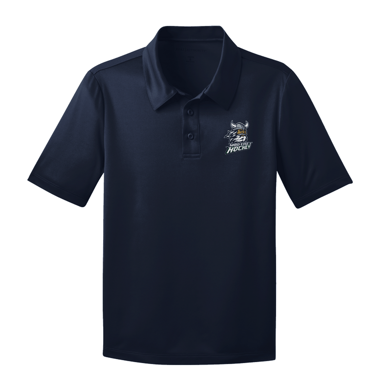 Hard Edge Hockey Youth Silk Touch Performance Polo