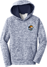 Woodridge Wild Youth PosiCharge Electric Heather Fleece Hooded Pullover