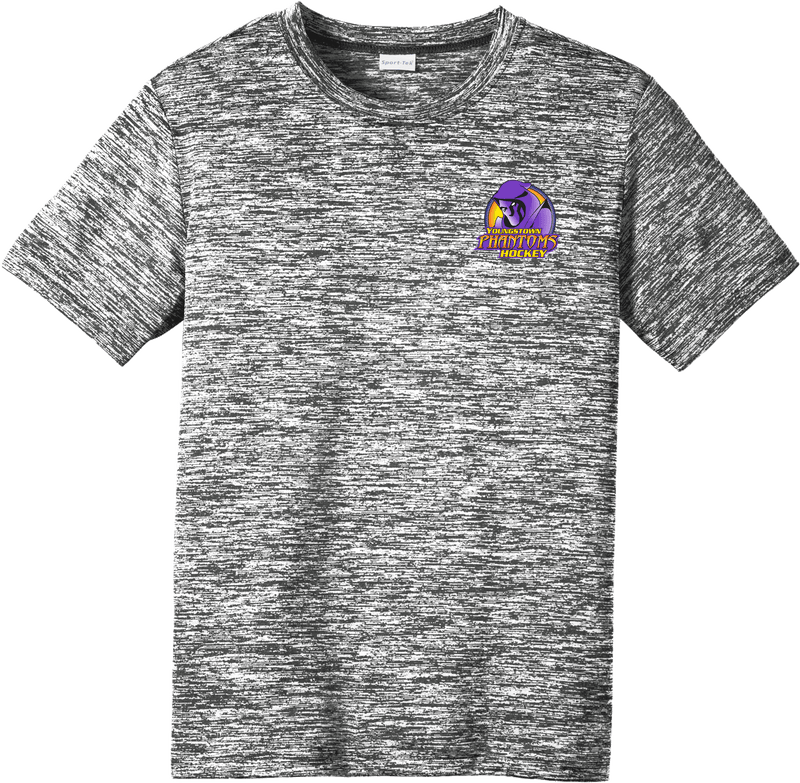 Youngstown Phantoms Youth PosiCharge Electric Heather Tee