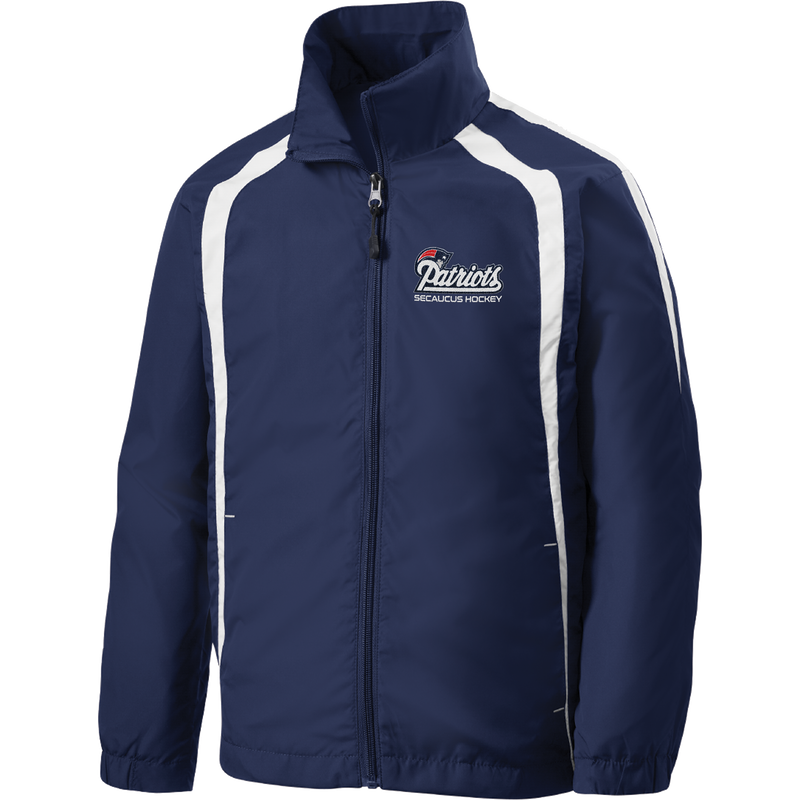 Secaucus Patriots Youth Colorblock Raglan Jacket