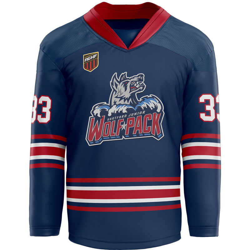 AGHF Hartford Jr. Wolfpack Adult Goalie Hybrid Jersey